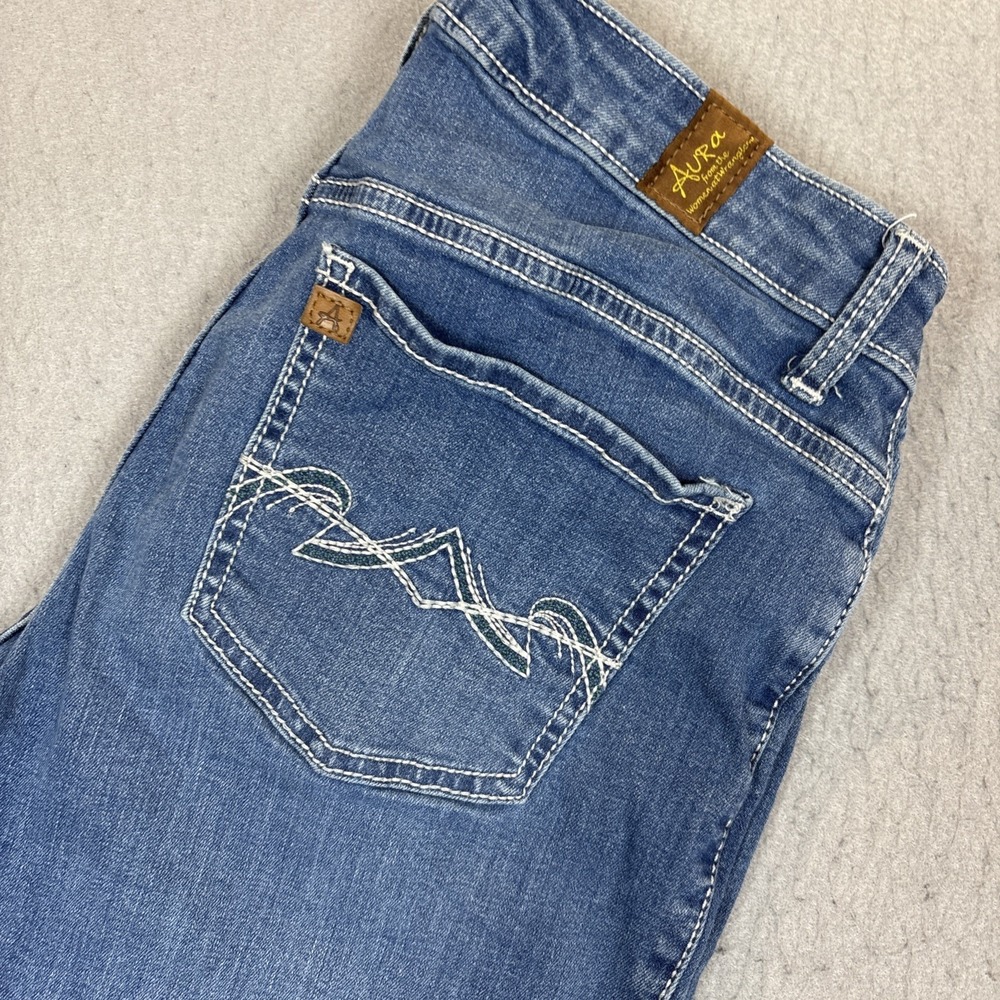 Aura for‎ the Women at Wrangler Jean Size 6 Short Stretch 5 Pocket